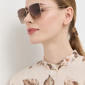 Burberry Gold Sunglasses for Women